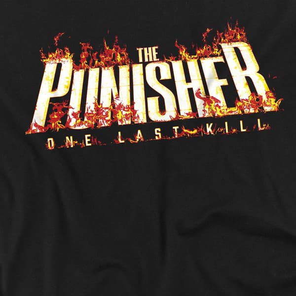 The Punisher: One Last Kill Unisex Vuxen Fire Logo Långärmad Black M