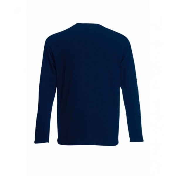 Fruit of the Loom Herr Iconic 150 Klassisk Långärmad T-shirt Deep Navy XL