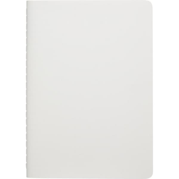 Tryckt skifferstenspappersjournal En storlek Vit White One Size