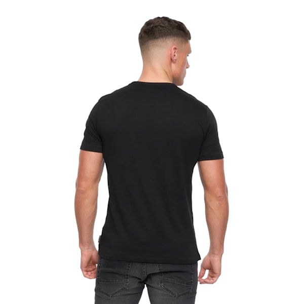 French Connection Herr FCUK Chest Build T-Shirt M Svart Black M