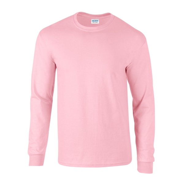 Gildan Unisex Vuxen Ultra Plain Cotton Långärmad T-Shirt SL Light Pink S