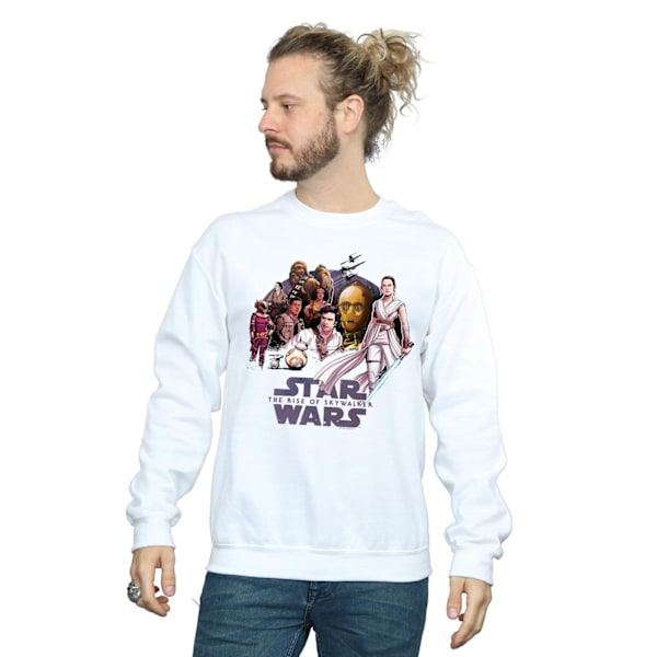 Star Wars: The Rise of Skywalker Herr Star Wars The Rise Of Sky White 3XL