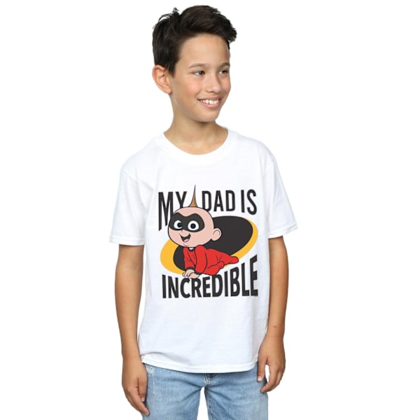 Disney Boys The Incredibles Min Pappa Mr Incredible T-shirt 9-11 år White 9-11 Years