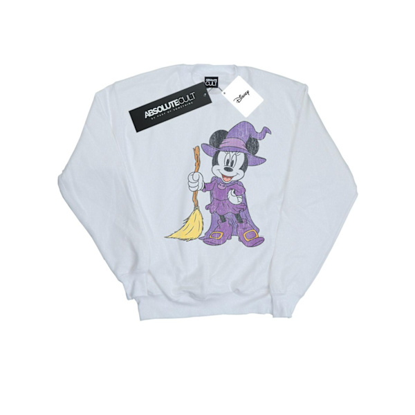 Disney Herr Minnie Mouse Häxa Kostym Sweatshirt 4XL Vit White 4XL