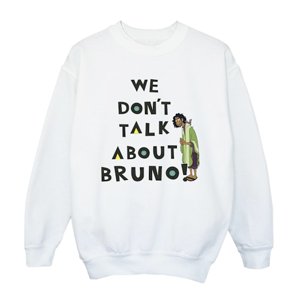Disney Girls Encanto We Dont Talk About Bruno Boy Sweatshirt 12 White 12-13 Years