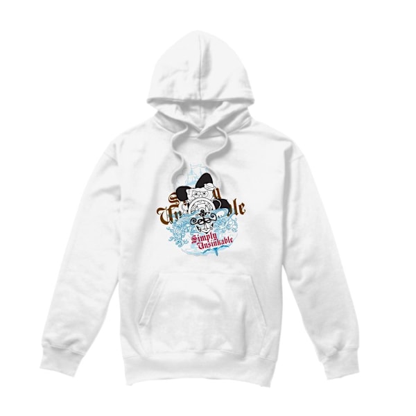 SvampBob Fyrkant Herr Simply Unsinkable Hoodie XL Vit White XL