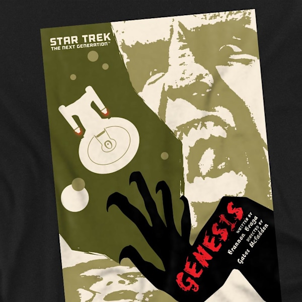 Star Trek Unisex Vuxen The Next Generation Säsong 7 Avsnitt 19 Black XL