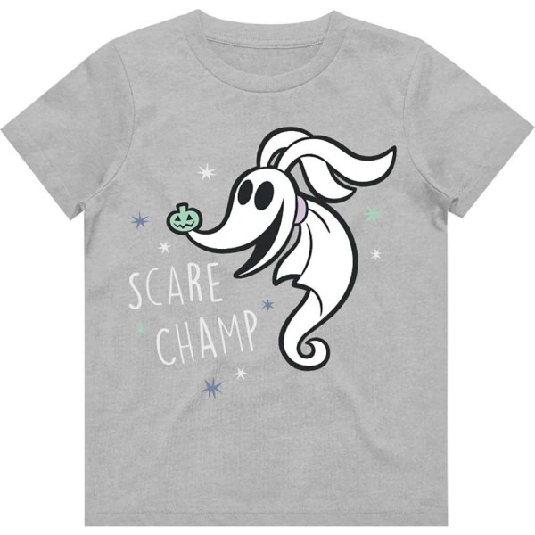 Nightmare Before Christmas T-shirt för barn/barn skrämmer Champ 1 Grey 11-12 Years