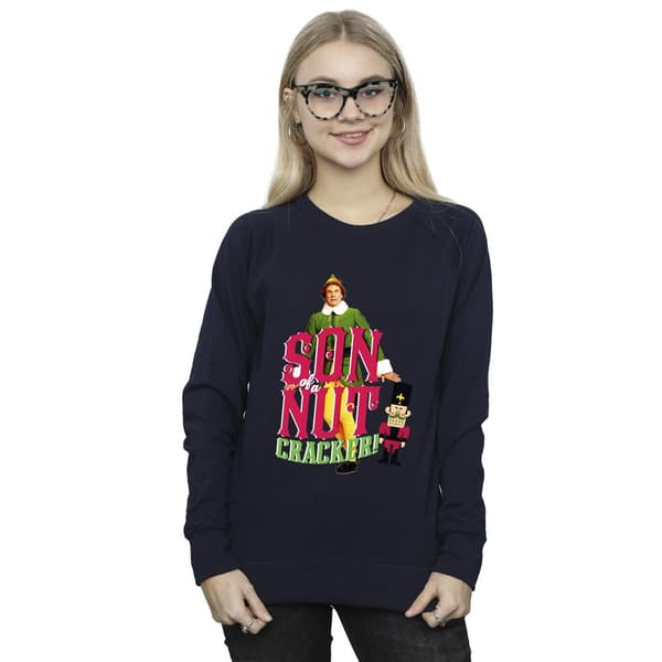 Elf Dam/Damer Son Of A Nutcracker Sweatshirt M Marinblå Navy Blue M