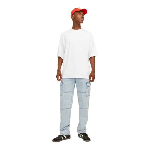 Represent Herr Jeans Avslappnad Passform Cargo Jeans 29S Blå Denim Blue Denim 29S