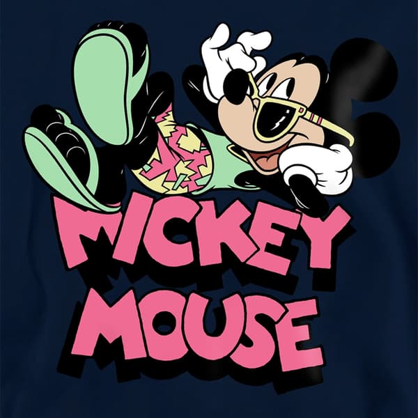 Disney Barn/Barn Holiday Musse Pigg Pullover Hoodie 9-11 Navy 9-11 Years