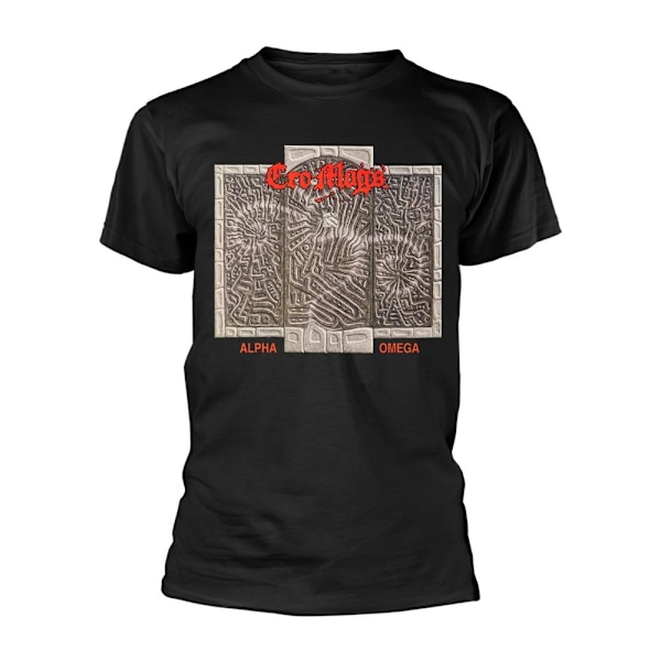 Cro-Mags Unisex Alpha Omega T-shirt XXL Svart Black XXL