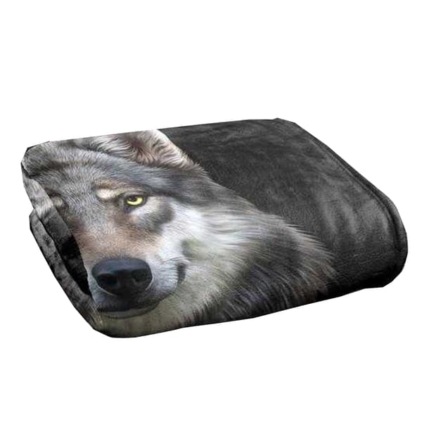 JQ Licensing En Silky Wolf Head Supersoft Filt En Storlek Mult Multicoloured One Size