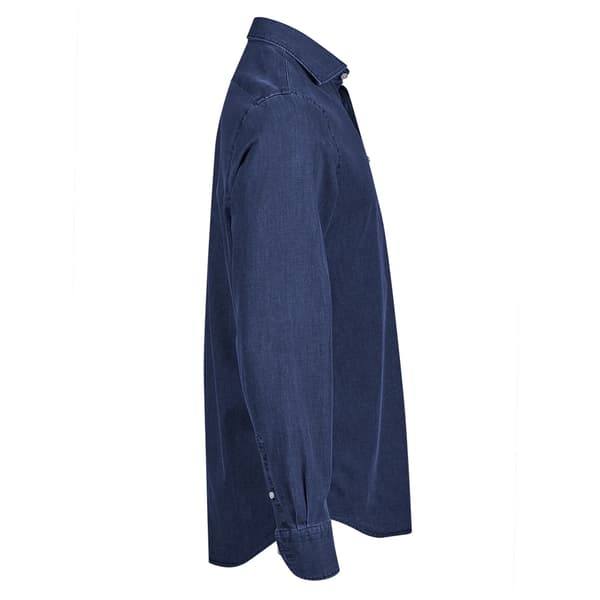 Tee Jays Herr Denim Långärmad Skjorta M Blå Denim Blue Denim M