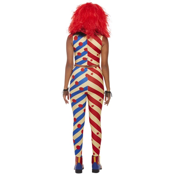 Smiffys Dam/Dam Creepy Clown Kostymset XL Flerfärgad Multicoloured XL