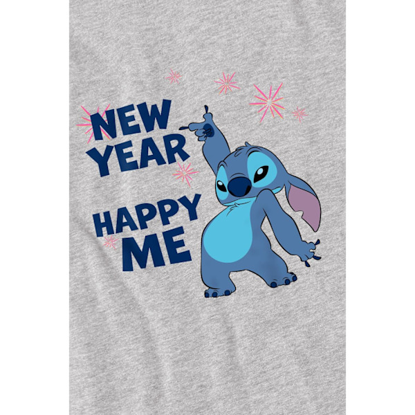 Lilo & Stitch Herr Nyår, Happy Me T-Shirt L Sport Heather Sport Heather L