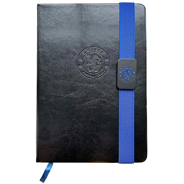 Chelsea FC Executive A5 Anteckningsblock En Storlek Svart/Blå Black/Blue One Size