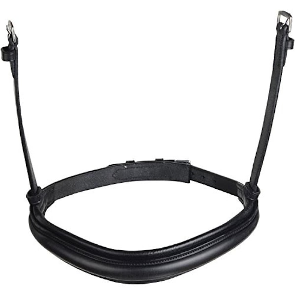 Collegiate Läder Mono Crown Cavesson Nosgrimma Cob Svart Black Cob