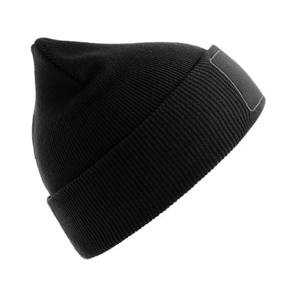 Atlantis Unisex Vuxen Wind S Patch Återvunnen Dubbel Skin Uppvikt Black One Size