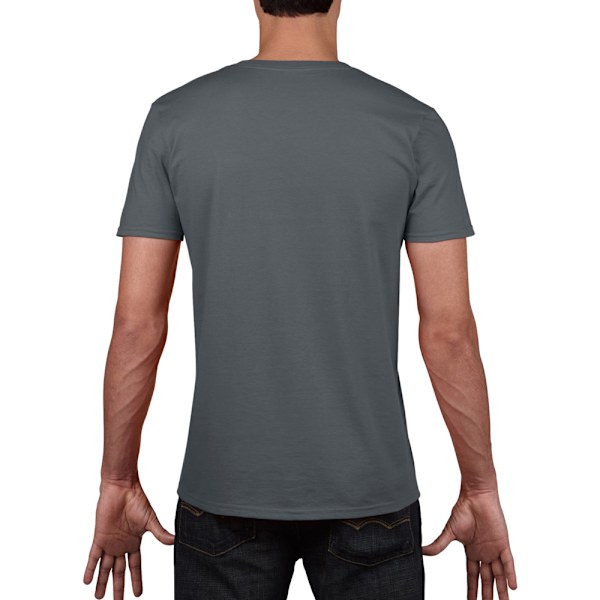 Gildan Soft Style V-halsad kortärmad T-shirt M Charcoal Charcoal M