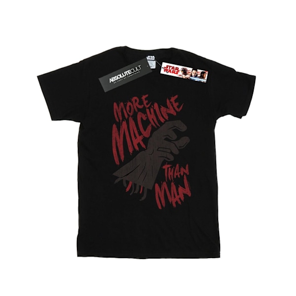 Star Wars Mens More Machine Than Man T-Shirt XXL Svart Black XXL