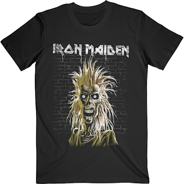 Iron Maiden Unisex Adult Eddie 40-årsjubileum T-shirt S Svart Black S