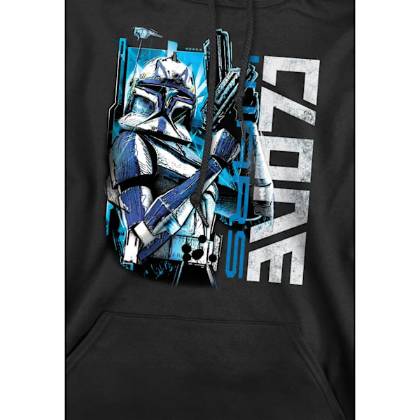 Star Wars Herr Clone Rex Hoodie M Svart Black M