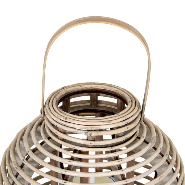 Hill Interiors Willow Round Lantern One Size Brun Brown One Size