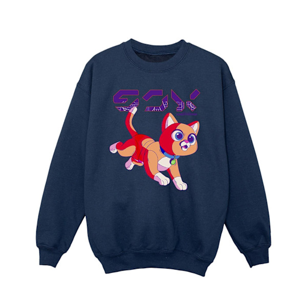 Disney Girls Lightyear Sox Digital Cute Sweatshirt 3-4 år Marinblå Navy Blue 3-4 Years