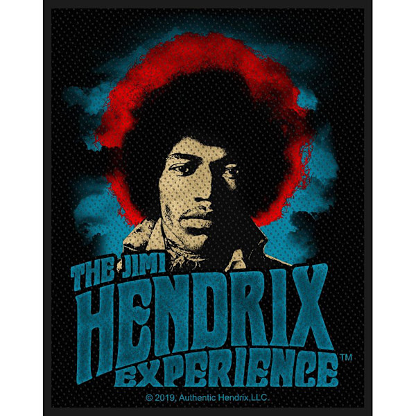 Jimi Hendrix Experience Standard Patch One Size Svart/Blå/Röd Black/Blue/Red One Size