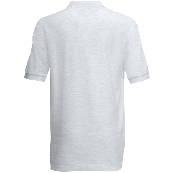 Fruit Of The Loom Premium Herr Poloskjorta Kortärmad 2XL Heather Heather Grey 2XL