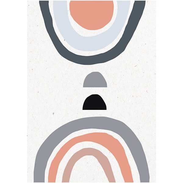 Summer Thornton Simplicity III Print 40cm x 30cm Svart/Vit Black/White 40cm x 30cm