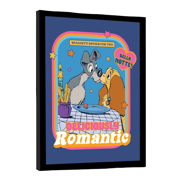 Disney Storybook Time Deliciously Romantic inramad affisch 40cm x Multicoloured 40cm x 30cm