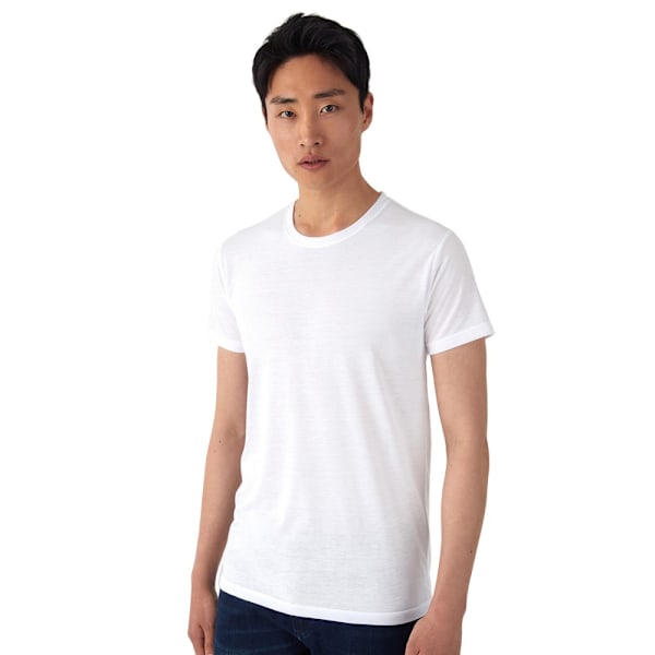 B&C Herr Sublimering T-shirt L Vit White L