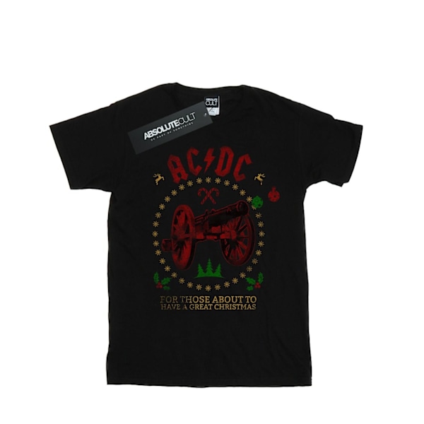 AC/DC Boys Christmas For Those T-Shirt 7-8 år Svart Black 7-8 Years