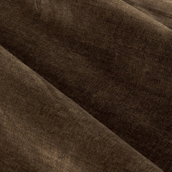 Yard Chenille Velvet Öglegardiner 117cm x 137cm Brun Brown 117cm x 137cm