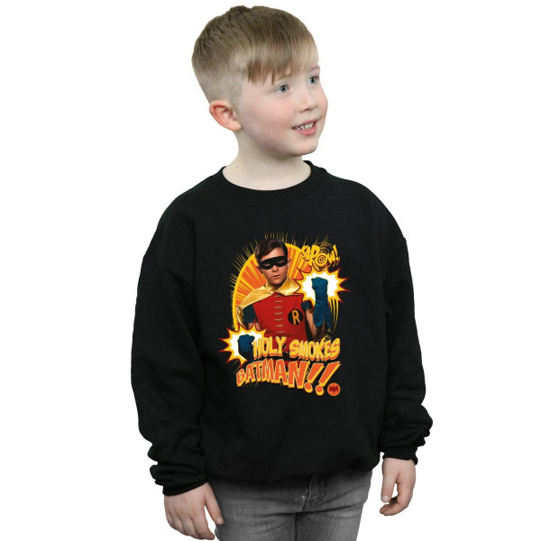 DC Comics Boys Batman TV-serie Holy Smokes Sweatshirt 9-11 år Black 9-11 Years