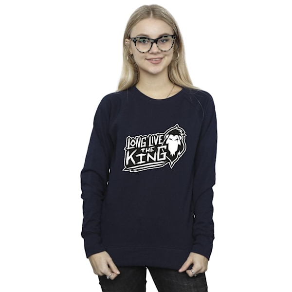 Disney Dam/Kvinnor Lejonkungen The King Sweatshirt L Marinblå B Navy Blue L