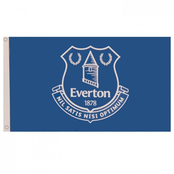 Everton FC Crest Flag One Size Royal Blue/White Royal Blue/White One Size