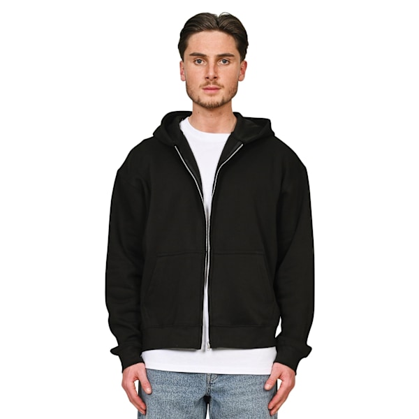 Casual Classics Unisex Vuxen Premium Kammad Bomull Boxig Oversize Black 3XL