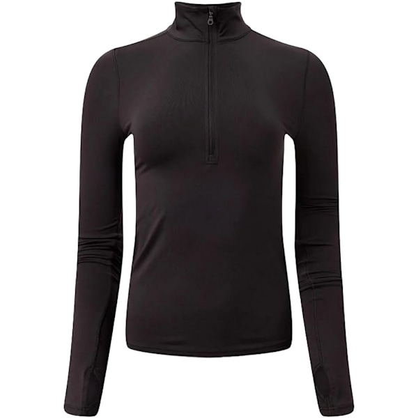 Girlfriend Collective Dam/Kvinnor Reset Mock Neck Extra Lång Black XS