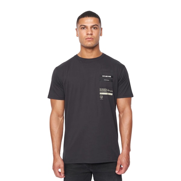 Duck and Cover Herr Heningys T-Shirt S Svart Black S