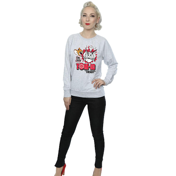 Tom And Jerry Dam/Damer Tomic Energy Sweatshirt M Heather G Heather Grey M