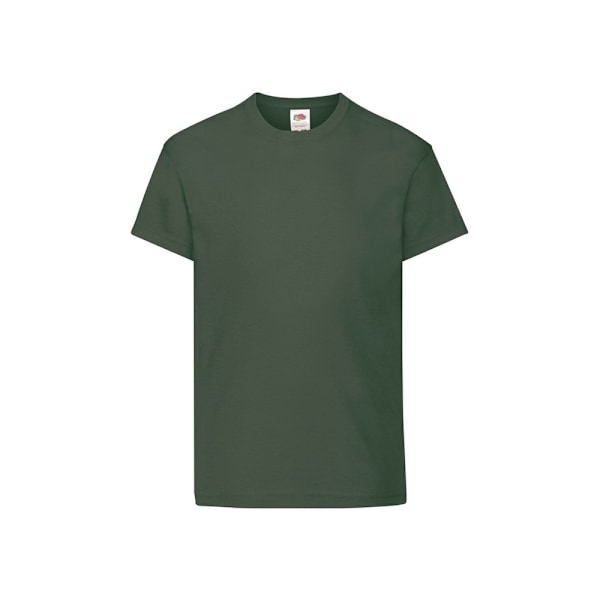 Fruit of the Loom Barn/Barn Original T-shirt 5-6 år Bot Bottle Green 5-6 Years