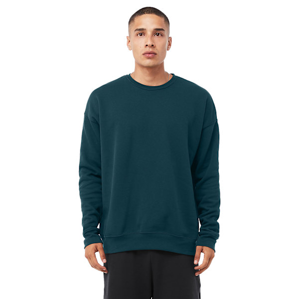 Bella + Canvas Unisex Vuxen Fleece Drop Shoulder Sweatshirt M A Atlantic M