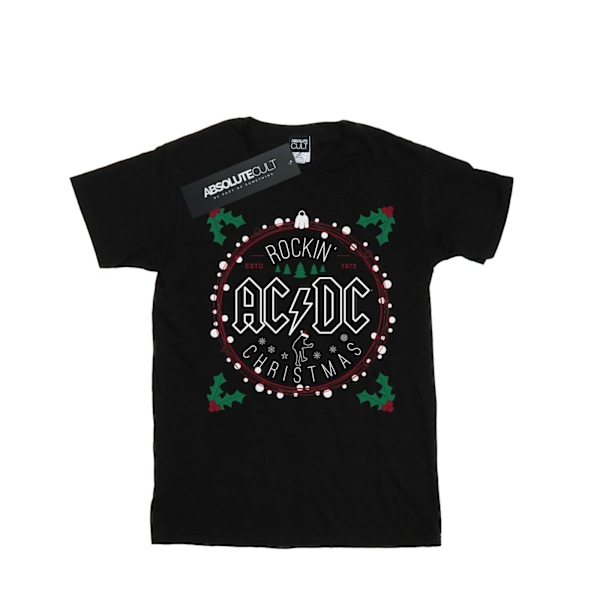 AC/DC Herr Jul Cirkel T-shirt 3XL Svart Black 3XL