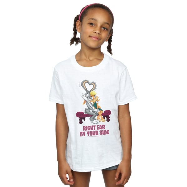Looney Tunes Girls Bugs And Lola Valentine´s Cuddle Cotton T-Sh White 9-11 Years