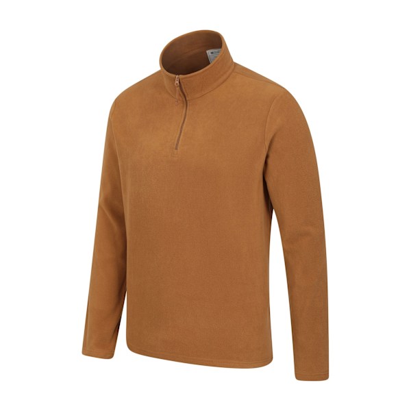 Mountain Warehouse Camber II Fleece Tröja med Halv Dragkedja Herr 3XL Musta Mustard 3XL