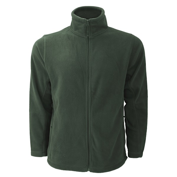 Russell Herr Full Zip Outdoor Fleece Jacka 4XL Flaskgön Bottle Green 4XL