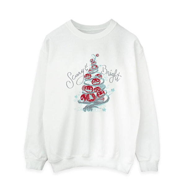 Disney Herr The Nightmare Before Christmas Scary & Bright Sweatshirt White L